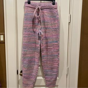 Love Shack Fancy Olvera Jogger Pant Pink Cloud - Small